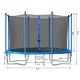 Upgraded 10FT Trampoline for Kids Teens, Recreational Trampoline with Safety Enclosure Net and Ladder, ASTM Approved Reinforced Outdoor Sports Fitness Trampolines, Blue