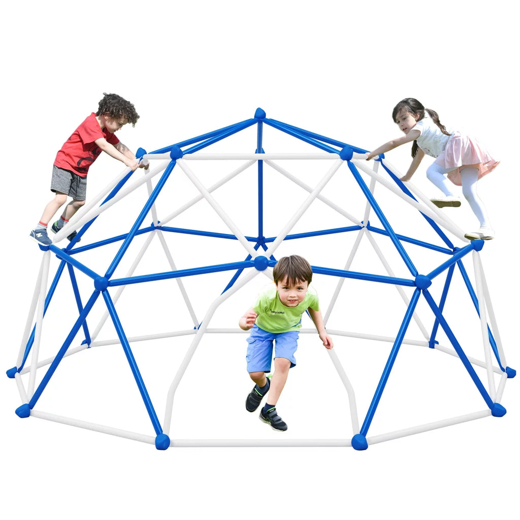 11ft Climbing Dome, Geometric Dome Climber Supporting 900LBS with Rust ...