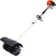 52CC Walk Behind Handheld Gas Powered Sweeper Broom Concrete Driveway Cleaning Sweep Driveway Lawn Snow 21x10" EPA