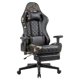 360°Swivel Gaming Rolling Chair, Ergonomic PC Office Chair, Computer Racing Chair, PU Desk Task Chair , Height Adjustable E-sports Chair with Leg Rest Lumbar Support and Headrest for Office or Gaming