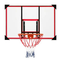 110*75 Wall Mounted Basketball Hoop, Backboard Hoops and Goal Rim Combo, Potable Shatterproof Polycarbonate Board with All-Steel Rustproof Frame for Outdoor, Indoor