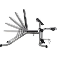 Weight Bench with Leg Extension - 6+3 Positions Adjustable Olympic Utility Benches with Preacher Curl