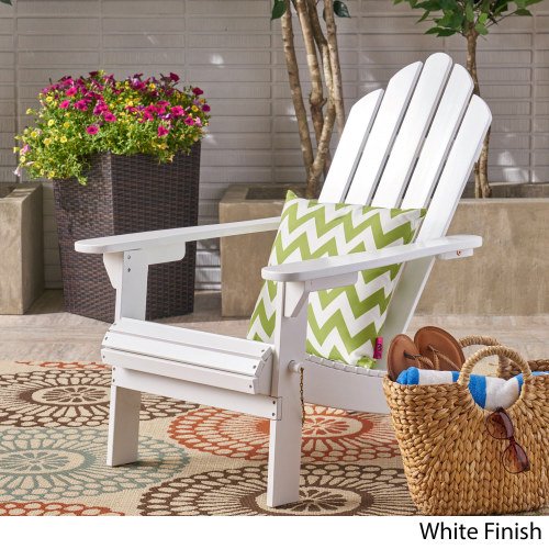 Wooden Folding Chair,Outdoor Adirondack Chair with High Back & Armrest,Save Space and Movable and Weather Resistant,Wooden Accent Chairs for Yard, Garden, Patio,Pool,Beach