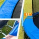 10FT Trampoline for Kids & Adults, Recreational Trampoline with Enclosure Net, Ladder, Steel Tube, ASTM Approved Combo Bounce Outdoor Fitness Trampoline, Blue