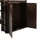 Twin Size Loft Bed with Wardrobe for Kids Teens, Wooden Loft Bed Frame with Built-in Desk and Drawers, Multifunctional Loft Bed with Safety Guardrails for Bedroom Dorm and Guest Room, Espresso