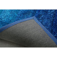 24"x36" Soft Pile Hand Tufted Shag Area Rug, "3D Shaggy" Living Room Carpet, Persian Area Rugs for Modern Home Décor, Soft Luxury Rug, Blue