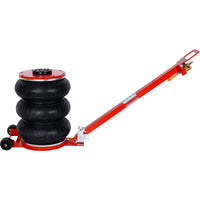 5T Triple Bag Air Jack ,Pneumatic Jack 3 bag, Lifting 16in capacity 5T 11000lbs, Easy-collapsing Terrain, Red color