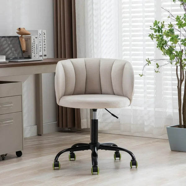 Office Chair Cute Desk Chair with Arm Modern Velvet Home Office