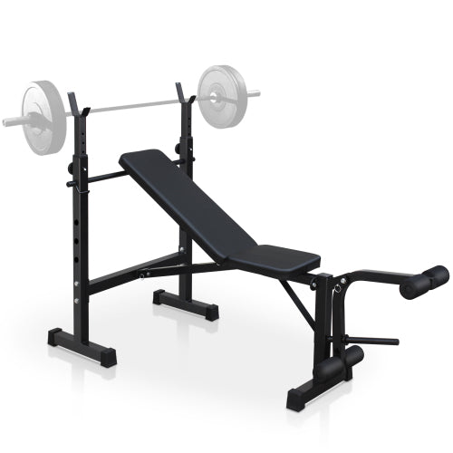 Weight Bench Set,Bench Press Set with Squat Rack,Workout Bench for Home Gym Full-Body Workout