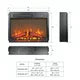 23 Inch Electric Fireplace Insert, Recessed Wall Mounted Electric Fireplace, Ultra Thin Heater with Log Set and Realistic Flame, Overheating Protection, CSA/UL Certification