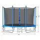 10FT Trampoline for Kids & Adults, Recreational Trampoline with Enclosure Net, Ladder, Steel Tube, ASTM Approved Combo Bounce Outdoor Fitness Trampoline, Blue