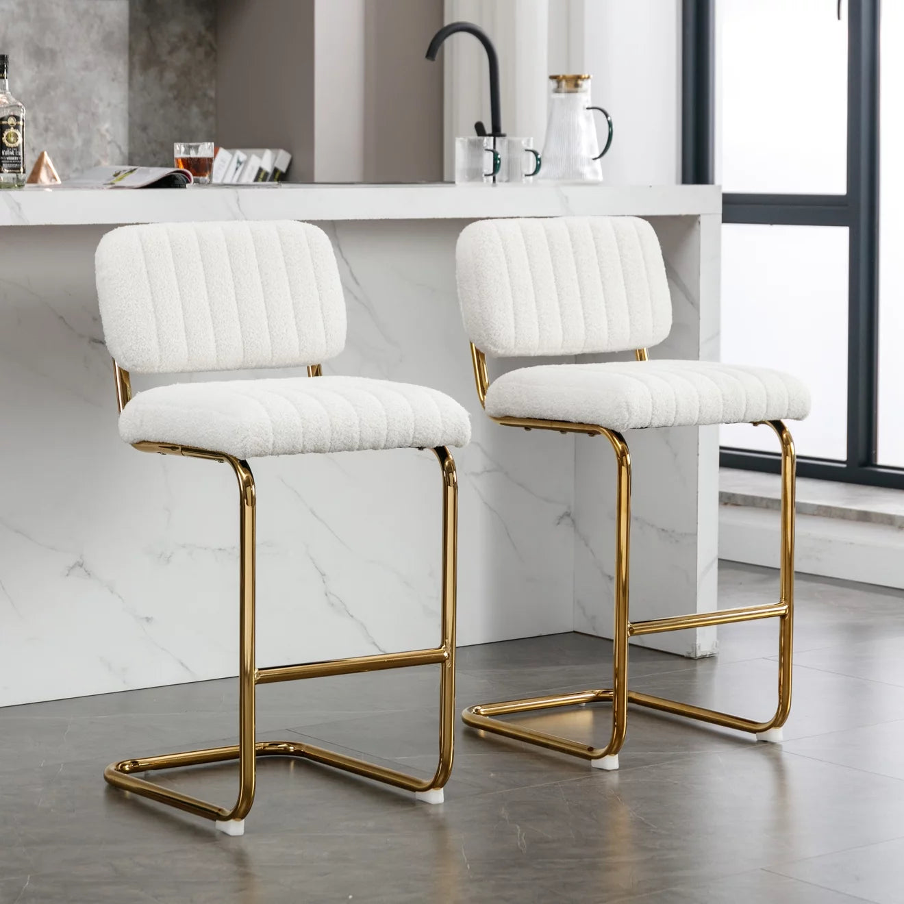 Chrome bar stools discount set of 2