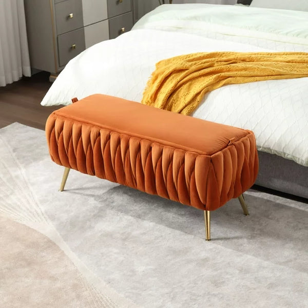 Foot of store bed storage ottoman