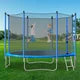 Upgraded 10FT Trampoline for Kids Teens, Recreational Trampoline with Safety Enclosure Net and Ladder, ASTM Approved Reinforced Outdoor Sports Fitness Trampolines, Blue