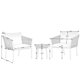 3pcs Patio Chairs Set, including 2 Single Chairs and 1 Coffee Table, Outdoor Front Porch Furniture Bistro Set, 3 Piece Wicker Patio Chairs, Balcony Furniture for Backyard Patio Lawn Pool, Beige