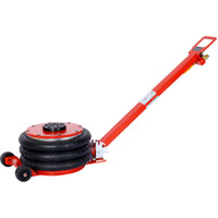 5T Triple Bag Air Jack ,Pneumatic Jack 3 bag, Lifting 16in capacity 5T 11000lbs, Easy-collapsing Terrain, Red color