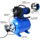 1.6HP Shallow Well Pump with Pressure Tank, Garden Water Pump, Irrigation Pump with Automatic Jet Pump and Stainless Steel Head, Electric Water Pressure Booster Pump for Home Garden (Blue)