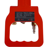 5T Triple Bag Air Jack ,Pneumatic Jack 3 bag, Lifting 16in capacity 5T 11000lbs, Easy-collapsing Terrain, Red color