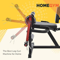 Leg Extension and Curl Machine, Adjustable Leg Extension Machine, Leg Press Machine with Rotary Leg Extenstion, Leg Curl Press Machines for Home Gym Hamstring Workout and Quadriceps Exercises