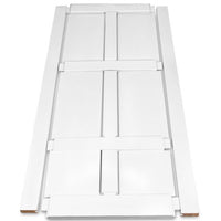 24" x 80" Sliding Barn Wood Door, Interior Barn Door Wood Panel, Unfinished Solid Natural Panelled Slab, DIY Assemblely, Pre-Drilled Ready to Assemble, Apply to Rooms & Storage Closet